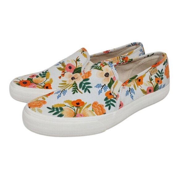 Keds x Rifle Paper Co Slip-on Sneaker in Lively Floral - 8 - Great Condition - Picture 1 of 10